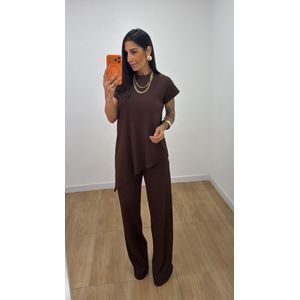 Conjunto Valéria Marrom - CJ283 - PUROROSA