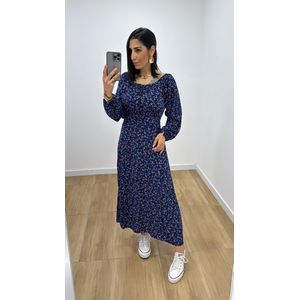 Vestido Rosa ML Azul - V319 - PUROROSA