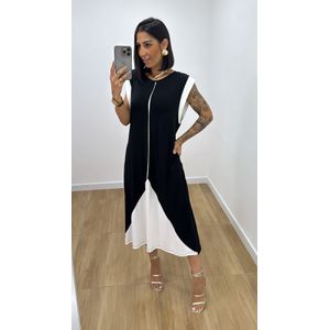Vestido Dinorá Preto - V309 - PUROROSA