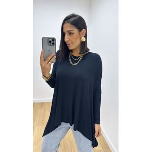 Blusa Ingrid Preta - B502 - PUROROSA