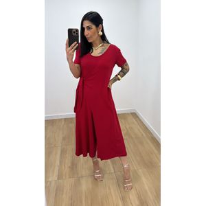 Macacão Pareô Vermelho - M85 - PUROROSA