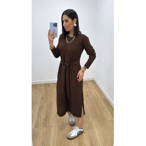 Vestido Bruna Marrom - V314 - PUROROSA
