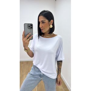 Blusa Alana Branca - B331 - PUROROSA