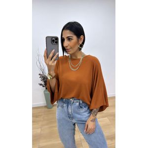 Blusa Geisa Caramelo - B378 - PUROROSA