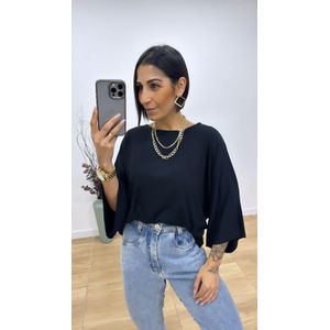 Blusa Geisa Preta - B378 - PUROROSA