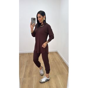 Conjunto Cláudia Marrom - CJ245 - PUROROSA