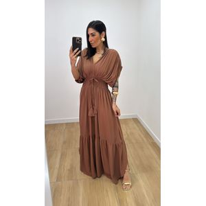 Vestido Tássia Marrom - V300 - PUROROSA