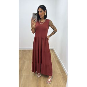 Vestido Flávia Canela - V310 - PUROROSA