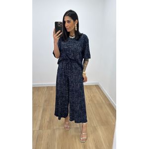 Conjunto Juliana Estampado Azul - CJ258 - PUROROSA