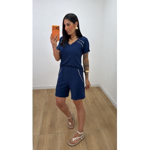 Conjunto Lígia Azul Marinho - CJ151 - PUROROSA