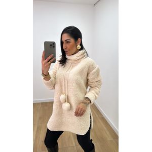 Blusa Teddy Gola Nude - B537 - PUROROSA