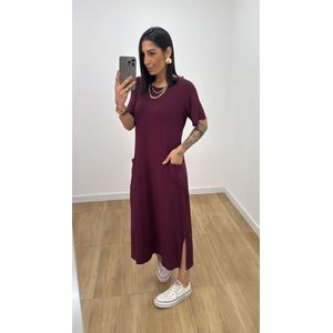 Vestido Maria Vinho - V321 - PUROROSA