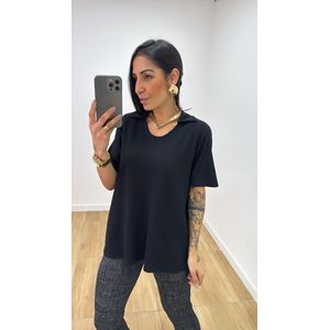 Tshirt Norma Preta - B416 - PUROROSA