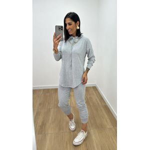 Conjunto Aline Cinza - CJ237 - PUROROSA