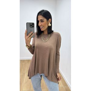 Blusa Ingrid Caqui - B502 - PUROROSA