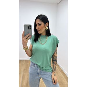 Tshirt Valesca Verde Menta - B309 - PUROROSA