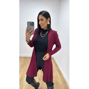 Casaco Fabiana Vinho - B505 - PUROROSA