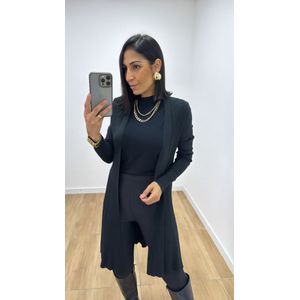 Casaco Fabiana Preto - B505 - PUROROSA