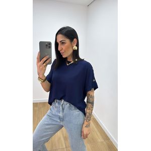 Tshirt Vilma Azul - B538 - PUROROSA