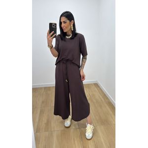 Conjunto Célia Marrom - CJ263 - PUROROSA