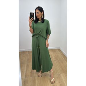 Conjunto Célia Verde Militar - CJ263 - PUROROSA