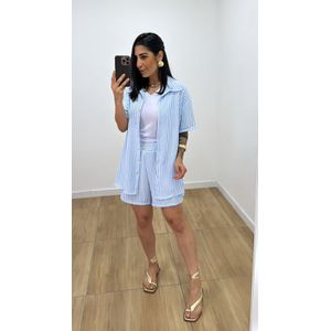 Conjunto Laura Azul - CJ266 - PUROROSA