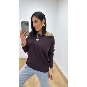 Blusa Bela Marrom - B501 - PUROROSA