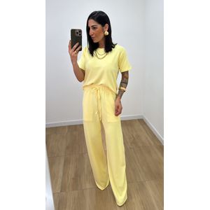 Conjunto Geovana Amarelo Manteiga - CJ121 - PUROROSA