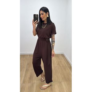 Macacão Mônaco Marrom - M104 - PUROROSA