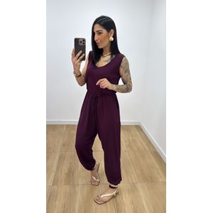 Macacão Amsterdã Açaí - M105 - PUROROSA