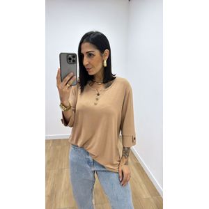 Blusa Selma Caqui - B506 - PUROROSA
