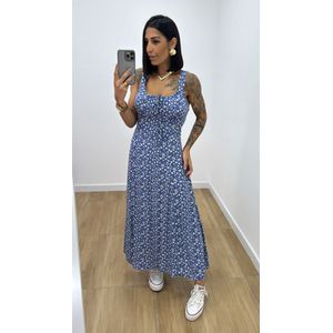 Vestido Rosana Azul - V305 - PUROROSA