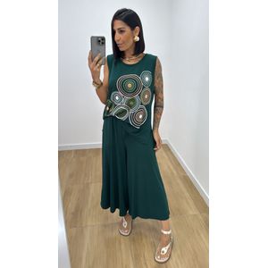 Conjunto Helena Verde Folha - CJ233 - PUROROSA