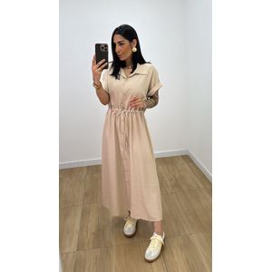 Vestido Madalena Nude - V327 - PUROROSA