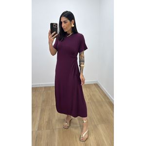 Vestido Manuela Açaí - V318 - PUROROSA