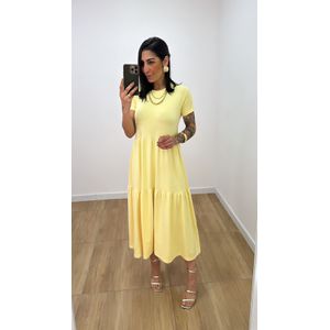 Vestido Matilda Amarelo - V272 - PUROROSA