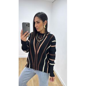 Blusa Dominique Preta - B539 - PUROROSA