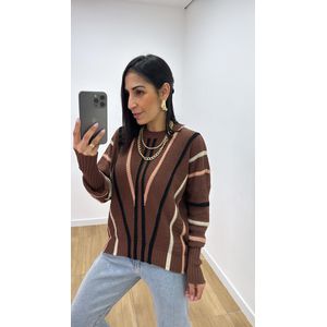Blusa Dominique Marrom - B539 - PUROROSA