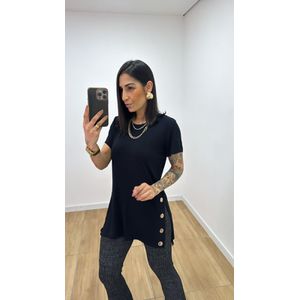 Tshirt Fenda Preta - B310 - PUROROSA
