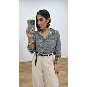 Camisa Inês Preta - B480 - PUROROSA