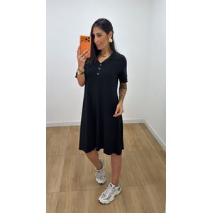 Vestido Rita Preto - V302 - PUROROSA