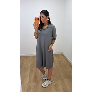 Vestido Rita Grafite - V302 - PUROROSA