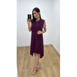 Vestido Maya Açaí - V293 - PUROROSA