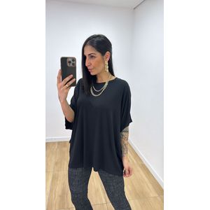 Blusa Beatriz Preta - B339 - PUROROSA
