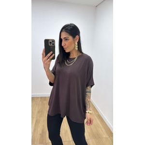 Blusa Beatriz Marrom - B399 - PUROROSA