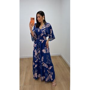 Vestido Talita Estampado 5 Azul - V325 - PUROROSA