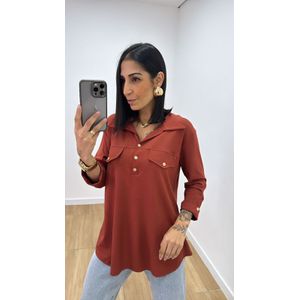 Camisa Emma Telha - B486 - PUROROSA