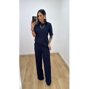 Conjunto Carolina Azul Marinho - CJ254 - PUROROSA
