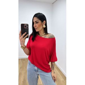 Blusa Alana Vermelha - B331 - PUROROSA