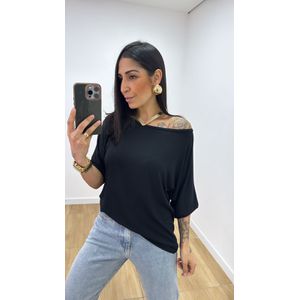 Blusa Alana Preta - B331 - PUROROSA